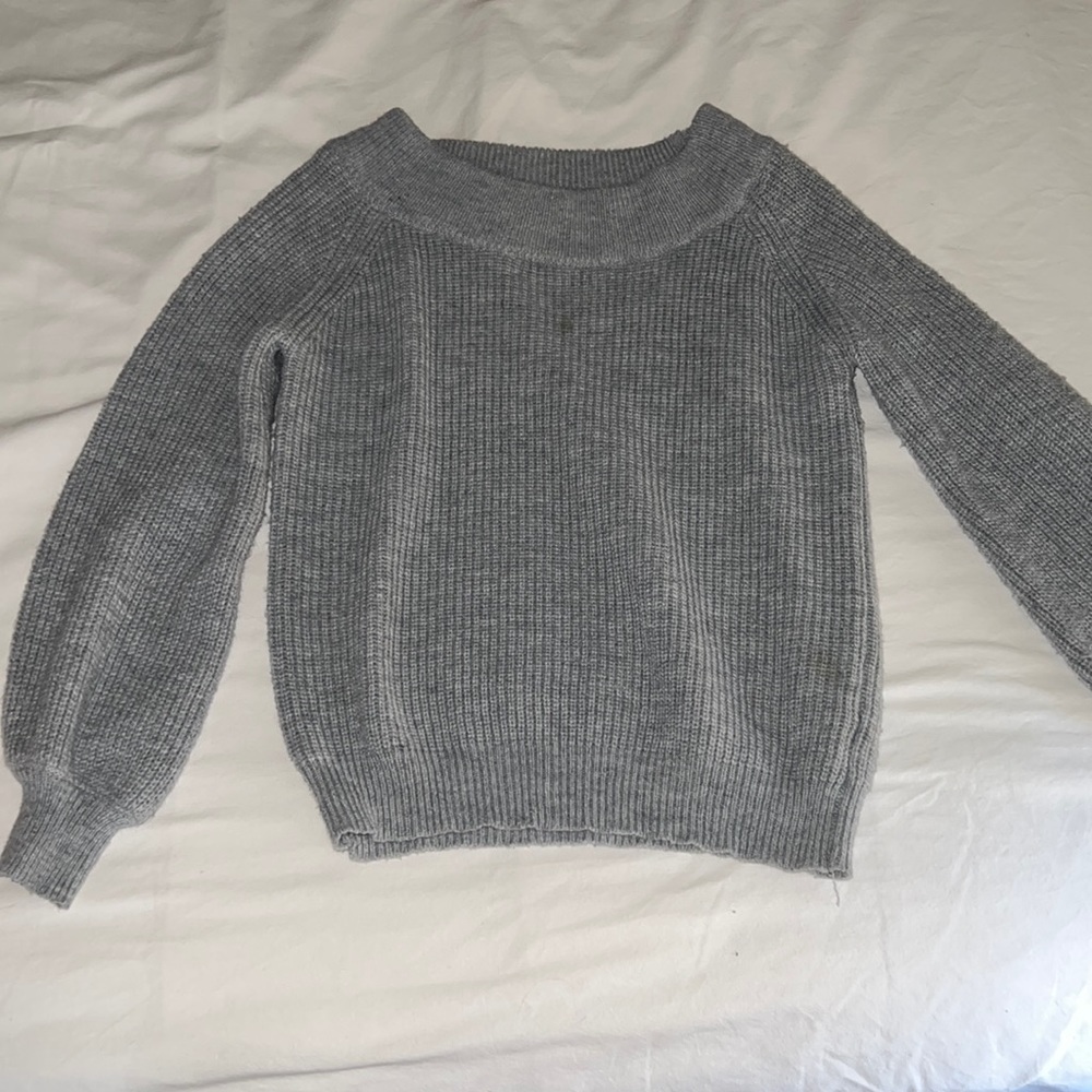 Gray Knit Sweater